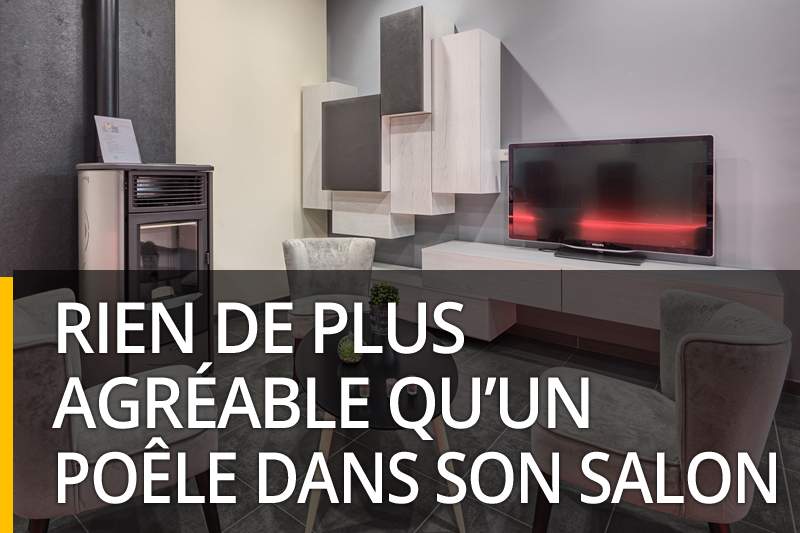 Rien de plus agréable qu'un poêle dans son salon !